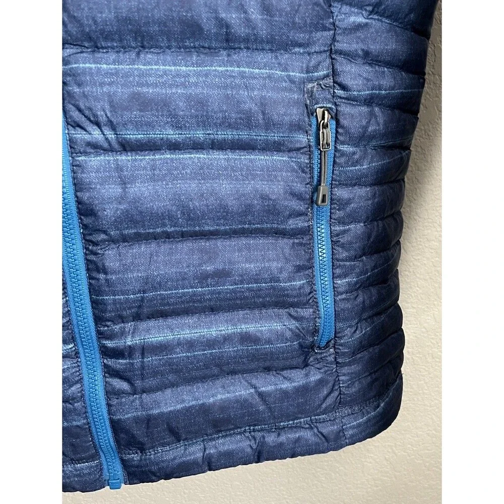 Patagonia Women's S Down Sweater Puffer Jacket 84683 - Blue Stripe - Picture 6 of 9